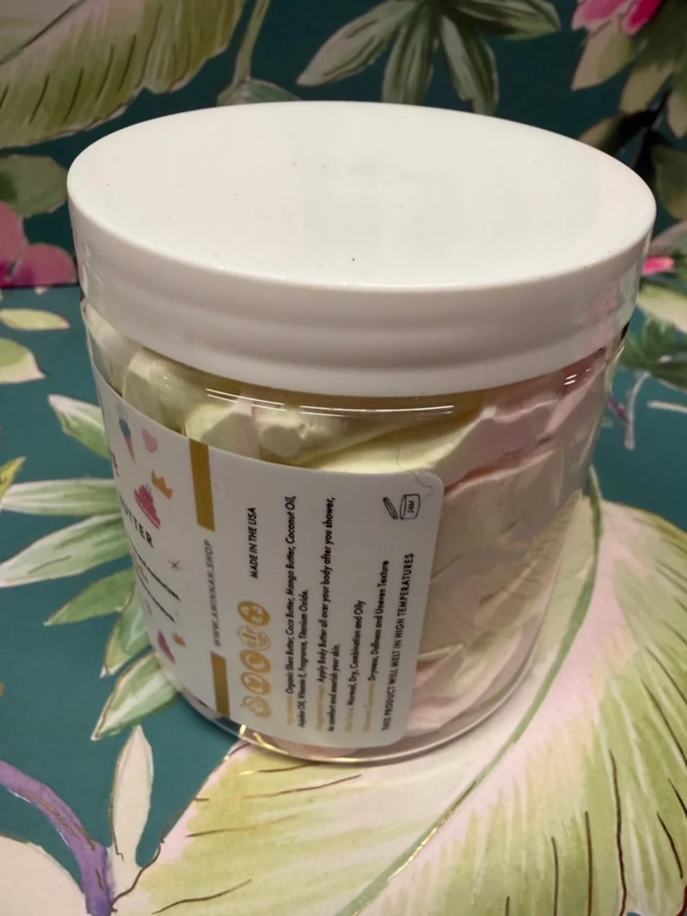 Aminnah Birthday Cake Whipped Body Butter 8oz New